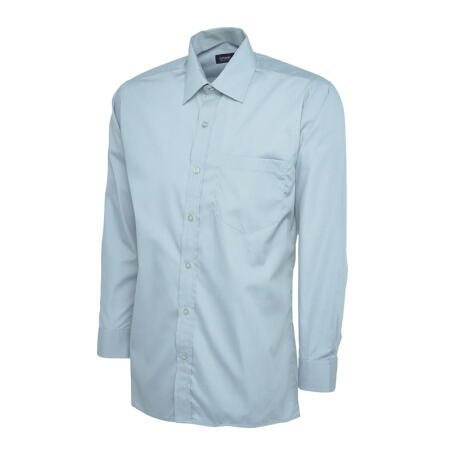 Uneek Clothing UC709 Light Blue Mens Poplin Full Sleeve Shirt