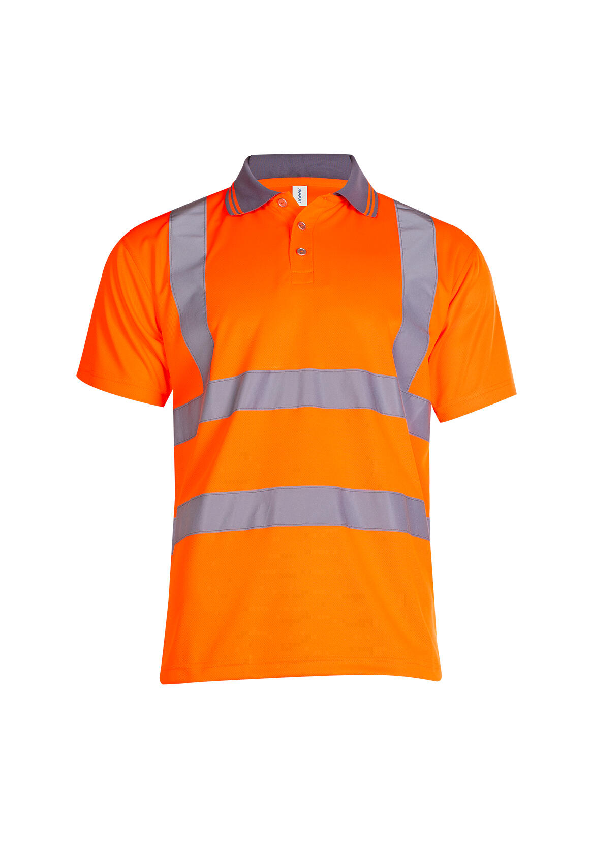 Uneek Clothing UC808 Orange Hi Vis Short Sleeve Polo Shirt