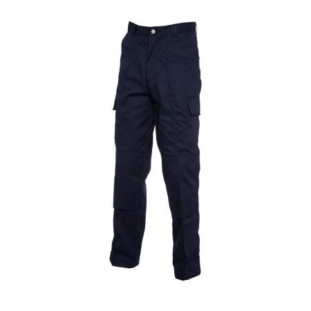Uneek Clothing UC904R Navy Cargo Trouser with Knee Pad Pockets Regular