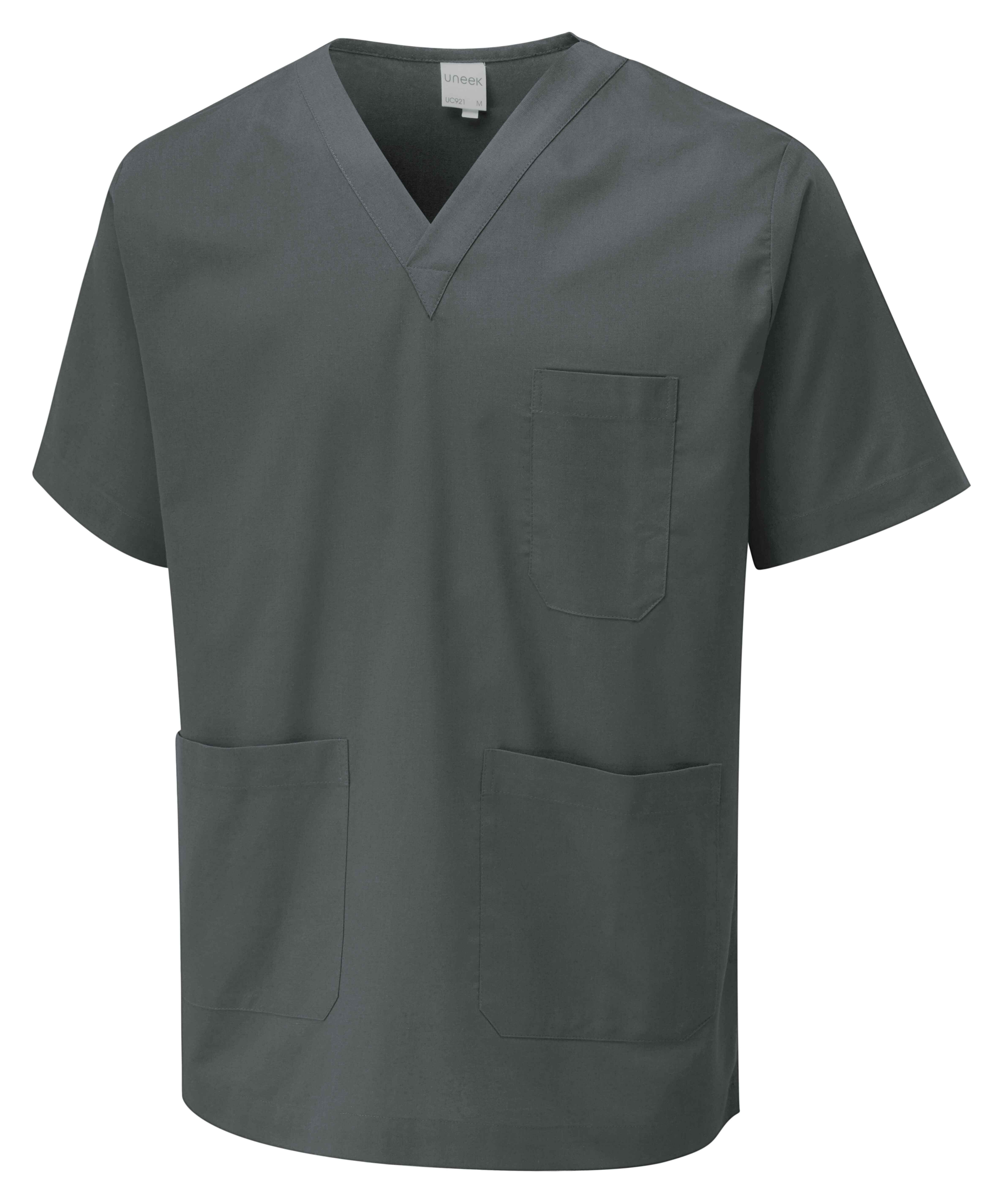 Uneek Clothing UC921 Convoy Grey Scrub Tunic