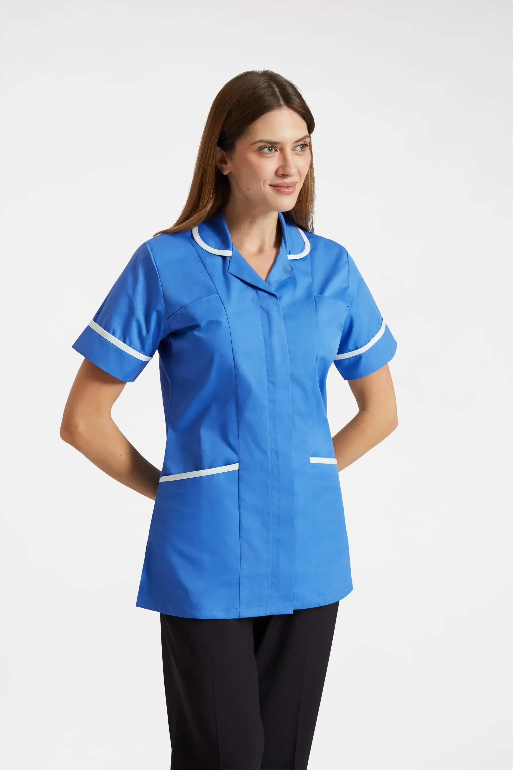 UC923 Sky Ladies Heavyweight Tunic - Image 2