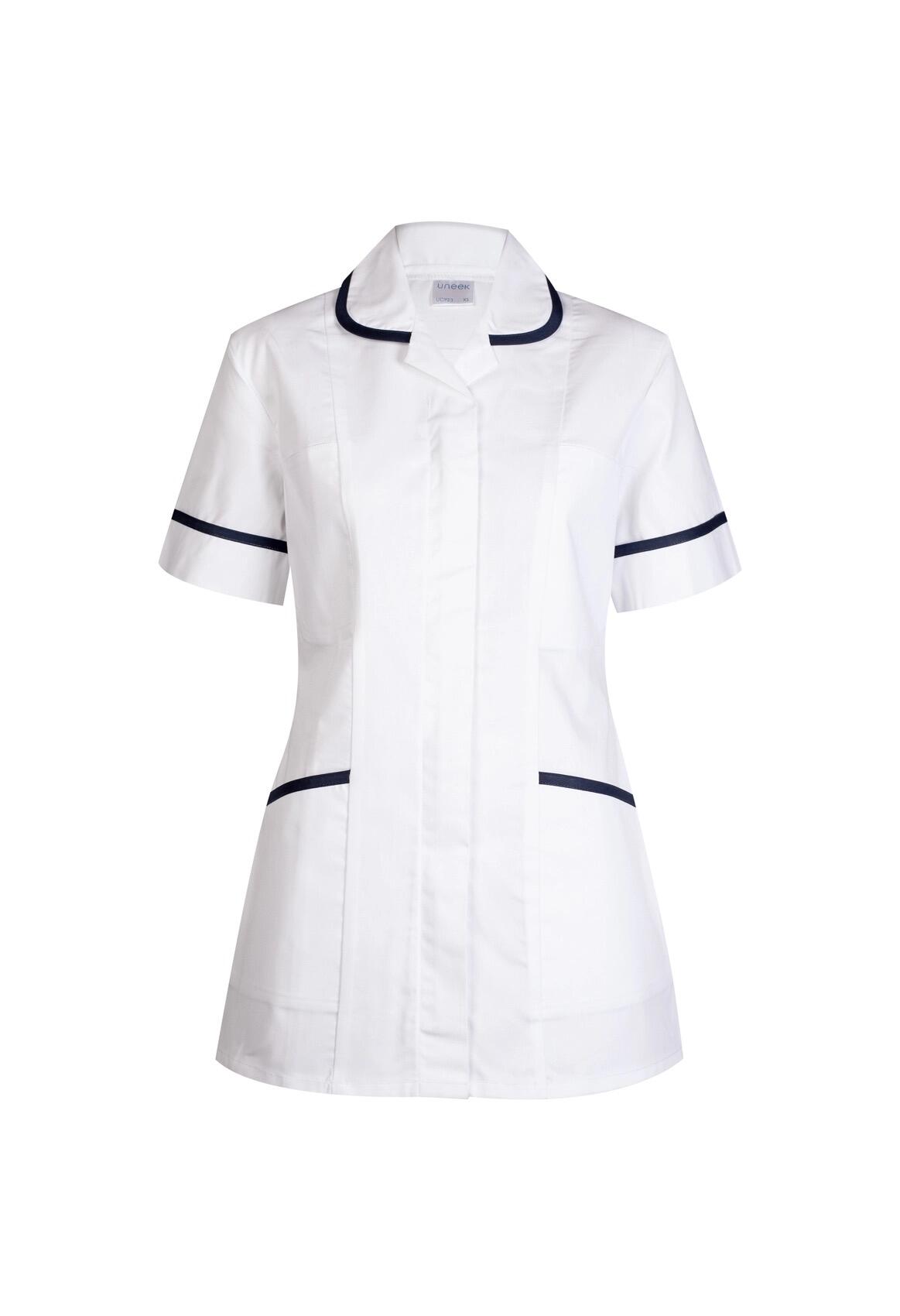 Uneek Clothing UC923 White Ladies Heavyweight Tunic