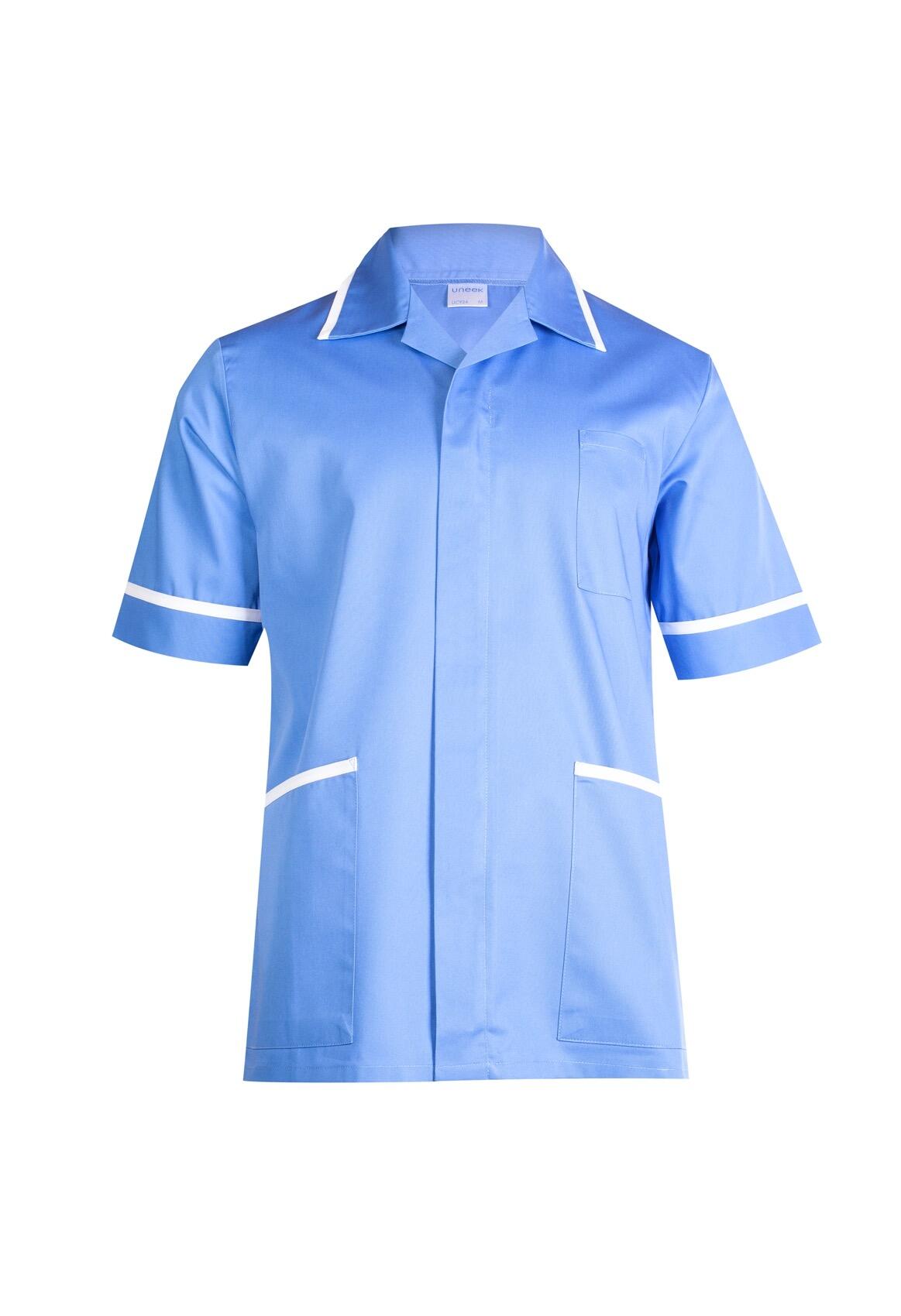 Uneek Clothing UC924 Hospital Blue Mens Heavyweight Tunic