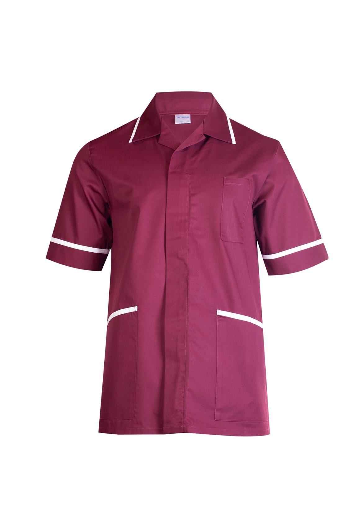 Uneek Clothing UC924 Maroon Mens Heavyweight Tunic