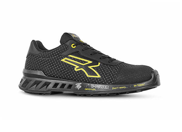 Upower Matt Light Safety Shoes Esd Black