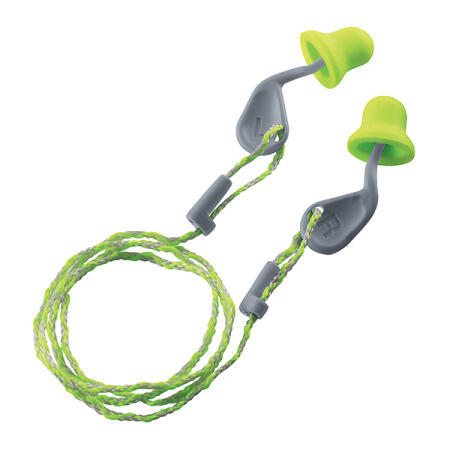 Uvex Xact-Fit Corded Ear Plugs Green