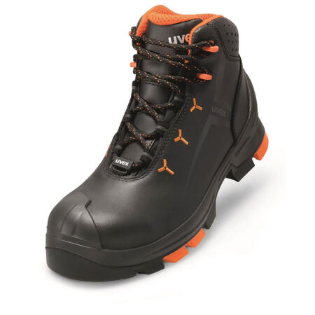 Uvex 2 Leather Boot S3 Src Black/Orange