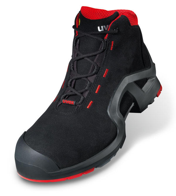 Uvex 1 X-Tended Support S3 Src Lace-Up Boots Black / Red