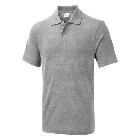 Uneek Clothing UX1 Heather Grey The UX Polo