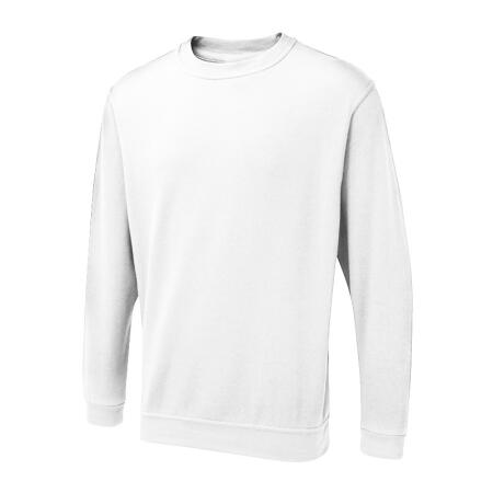 Uneek Clothing UX3 White The UX Sweatshirt