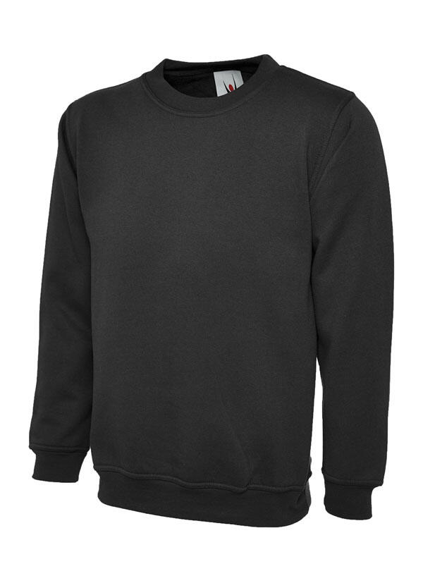 Uneek Clothing UX7 Black The UX Children's Sweatshirt