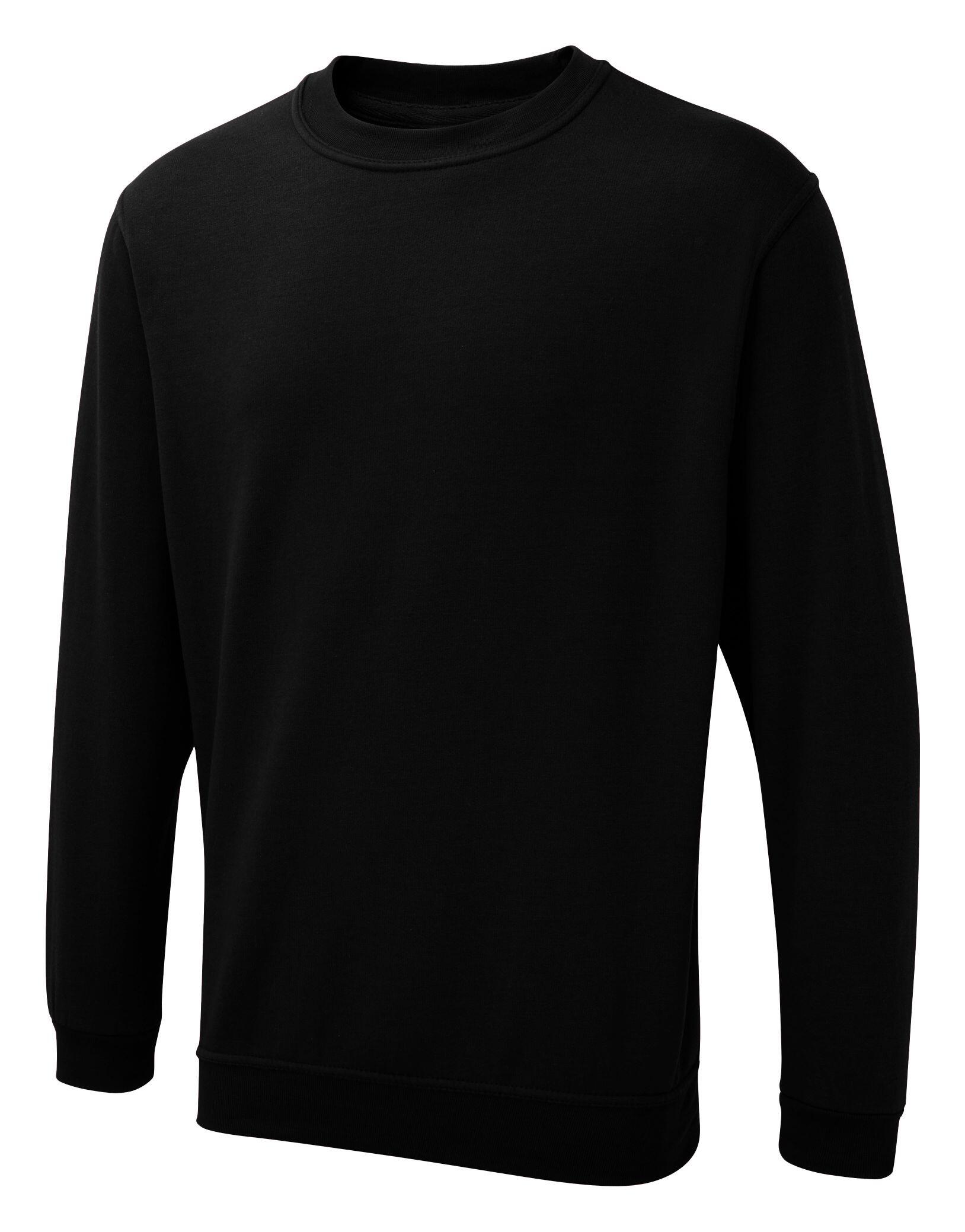 Uneek Clothing UX3 Black The UX Sweatshirt