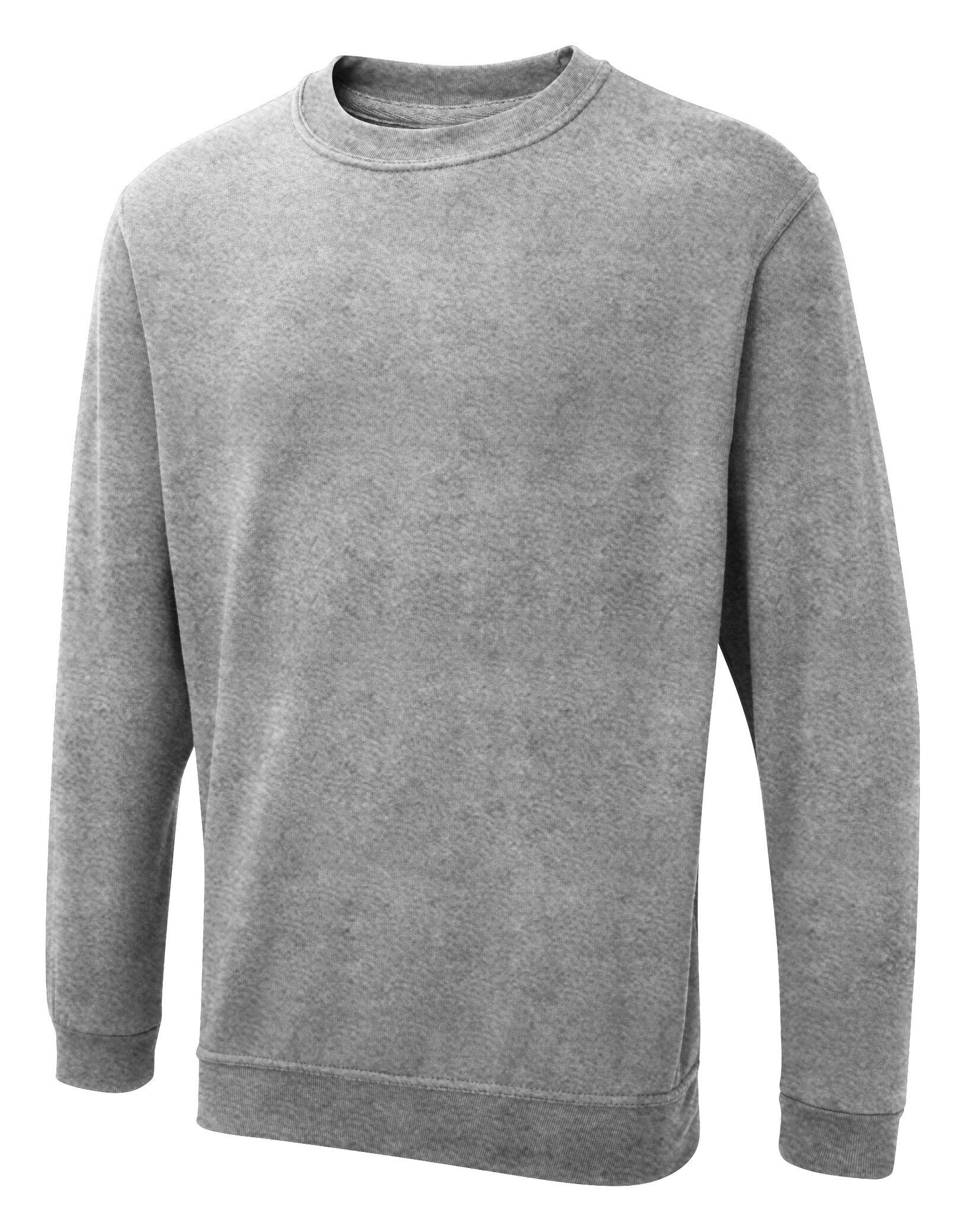 Uneek Clothing UX3 Heather Grey The UX Sweatshirt