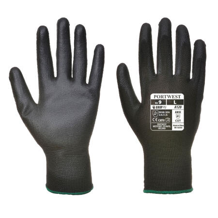 Portwest VA120 Vending PU Palm Glove Black