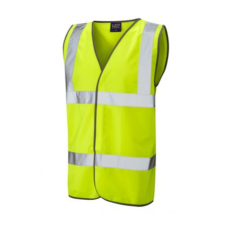 LEO Workwear TARKA ISO 20471 Cl 2 Waistcoat HV YELLOW