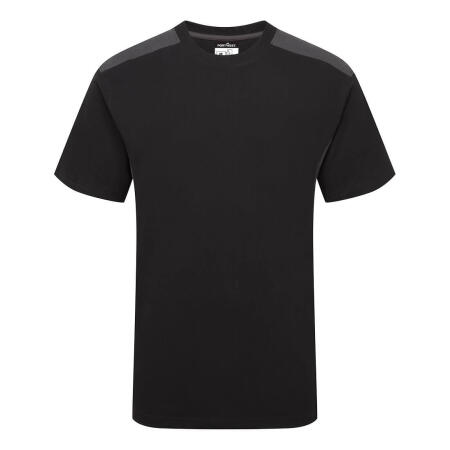 W1660 Two-Tone T-Shirt S/S Black/Grey