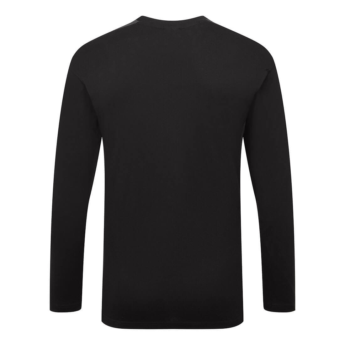 W1664 Two-Tone T-Shirt L/S Black/Grey - Image 2