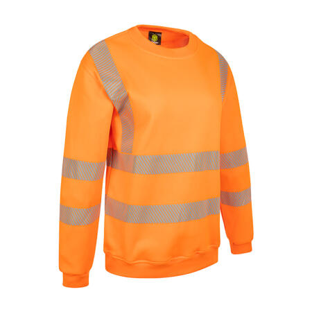 Beeswift Womens Hi-Vis Sweatshirt Orange