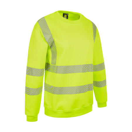 Beeswift Womens Hi-Vis Sweatshirt Saturn Yellow