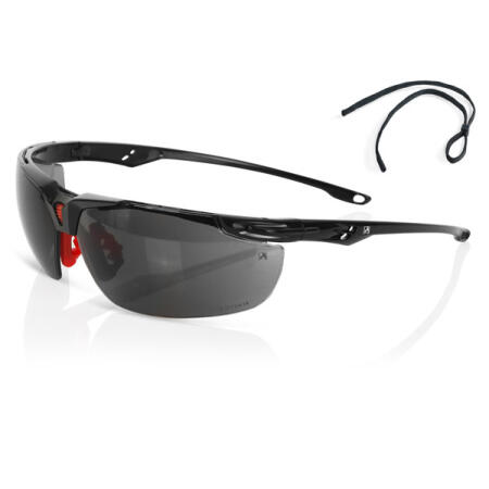 Beeswift High Performance Lens Sports Style Safety Glasses  Grey