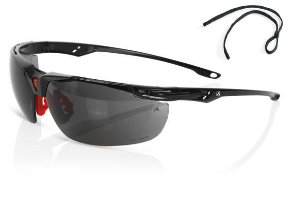 Beeswift High Performance Lens Sports Style Safety Glasses Grey