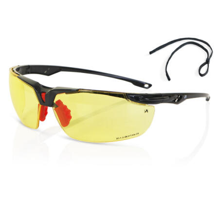 Beeswift High Performance Lens Sports Style Safety Glasses  Yellow